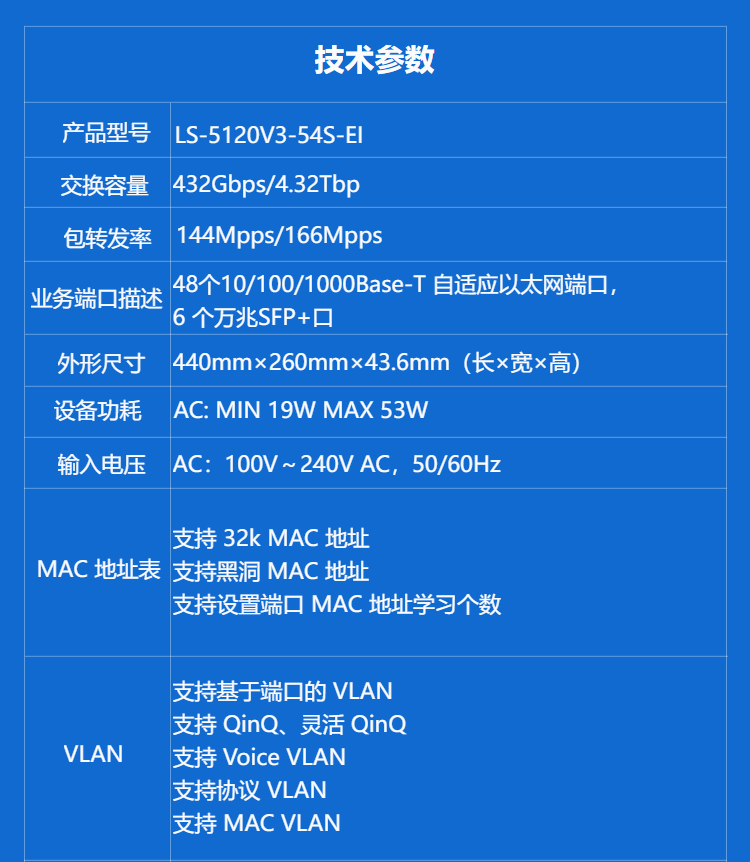 華三LS-5120V3-54S-EI二層網(wǎng)絡(luò)交換機