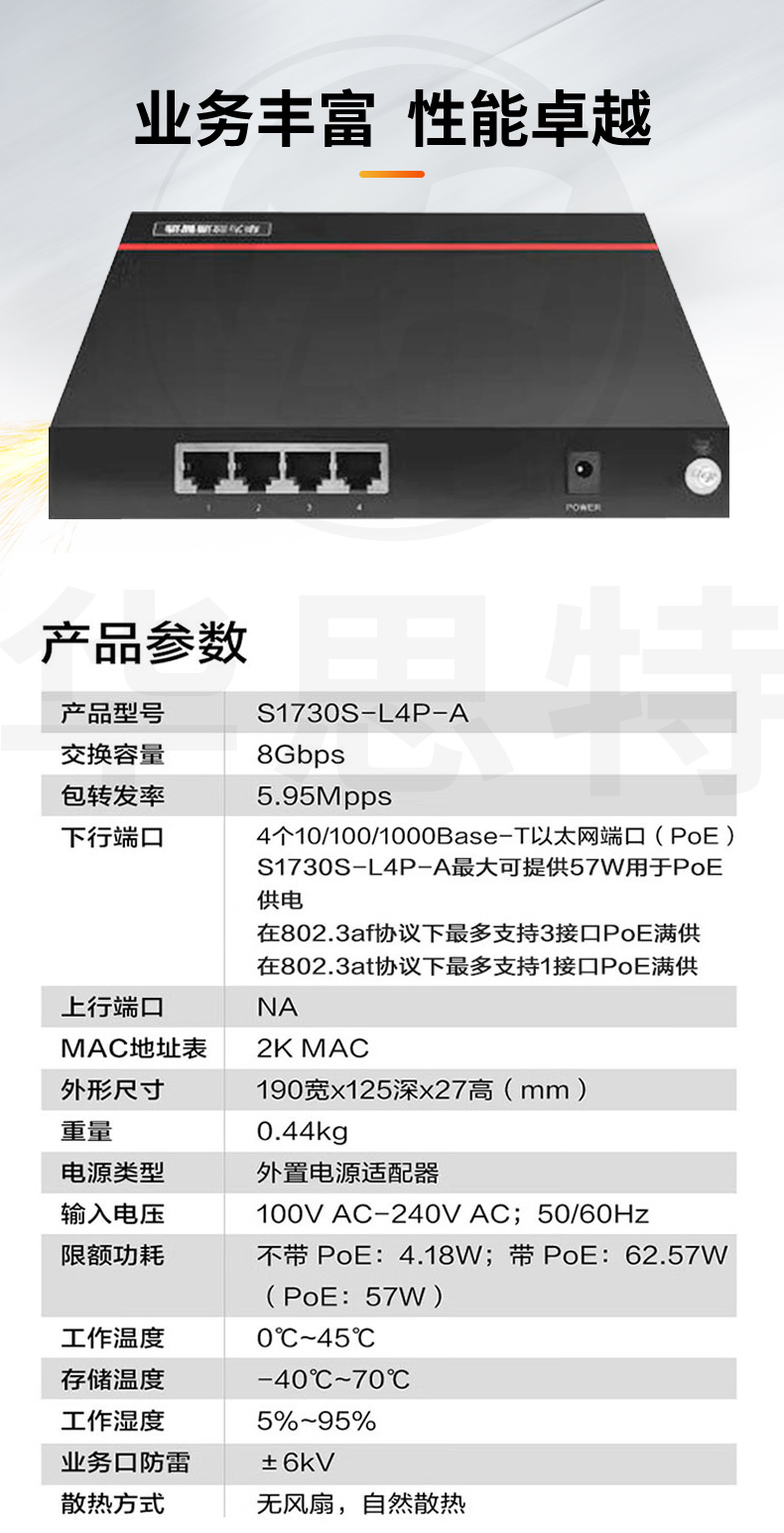 華為數(shù)通智選交換機(jī) S1730S-L4P-A